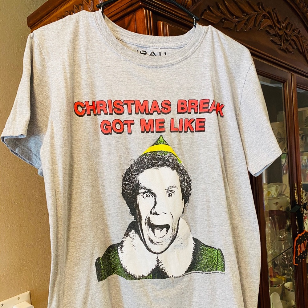 Men’s Christmas Break Got Me Like Elf Shirt EUC